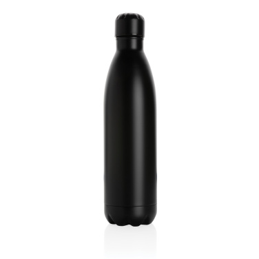 Logo trade business gifts image of: Solid colour vacuum stainless steel bottle 750ml