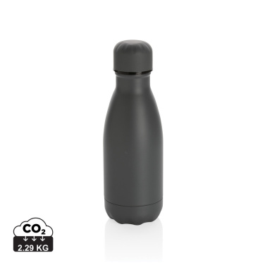 Logo trade promotional items picture of: Solid colour vacuum stainless steel bottle 260ml