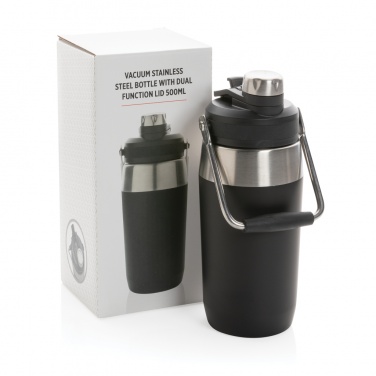 Logotrade corporate gifts photo of: Vacuum stainless steel dual function lid bottle 500ml