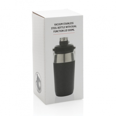 Logotrade promotional item picture of: Vacuum stainless steel dual function lid bottle 500ml