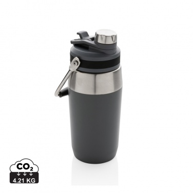 Logo trade advertising products picture of: Vacuum stainless steel dual function lid bottle 500ml