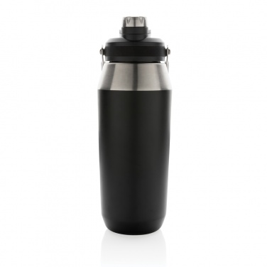 Logo trade promotional gifts image of: Vacuum stainless steel dual function lid bottle 1L