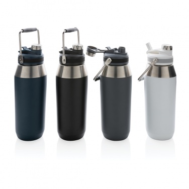 Logotrade promotional product image of: Vacuum stainless steel dual function lid bottle 1L