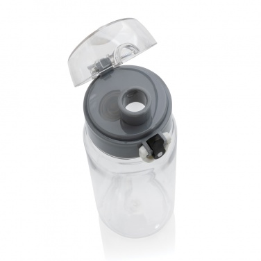 Logo trade promotional giveaways picture of: Yide RCS Recycled PET leakproof lockable waterbottle 600ml