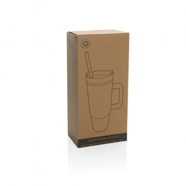 Logo trade business gift photo of: Tana RCS plastic tumbler with handle 900ml