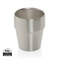 Clark RCS double wall coffee cup 300ML, silver