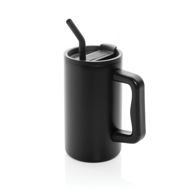 Logo trade promotional merchandise picture of: Cube RCS certified recycled steel mug 800ml