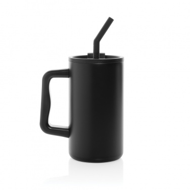 Logo trade promotional merchandise image of: Cube RCS certified recycled steel mug 800ml