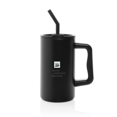 Logo trade promotional product photo of: Cube RCS certified recycled steel mug 800ml