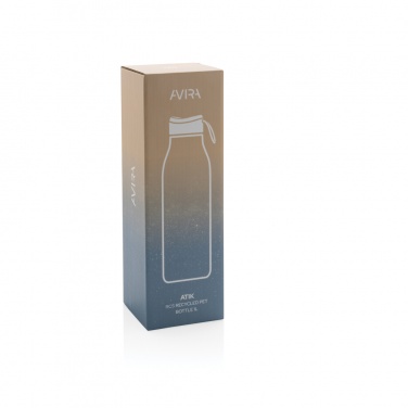 Logo trade corporate gifts picture of: Avira Atik RCS Recycled PET bottle 1L