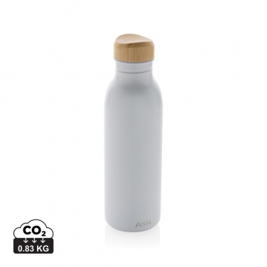 Logo trade corporate gifts image of: Avira Alcor RCS Re-steel single wall water bottle 600 ML