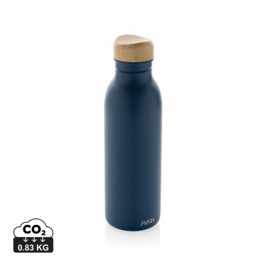 Logotrade promotional products photo of: Avira Alcor RCS Re-steel single wall water bottle 600 ML