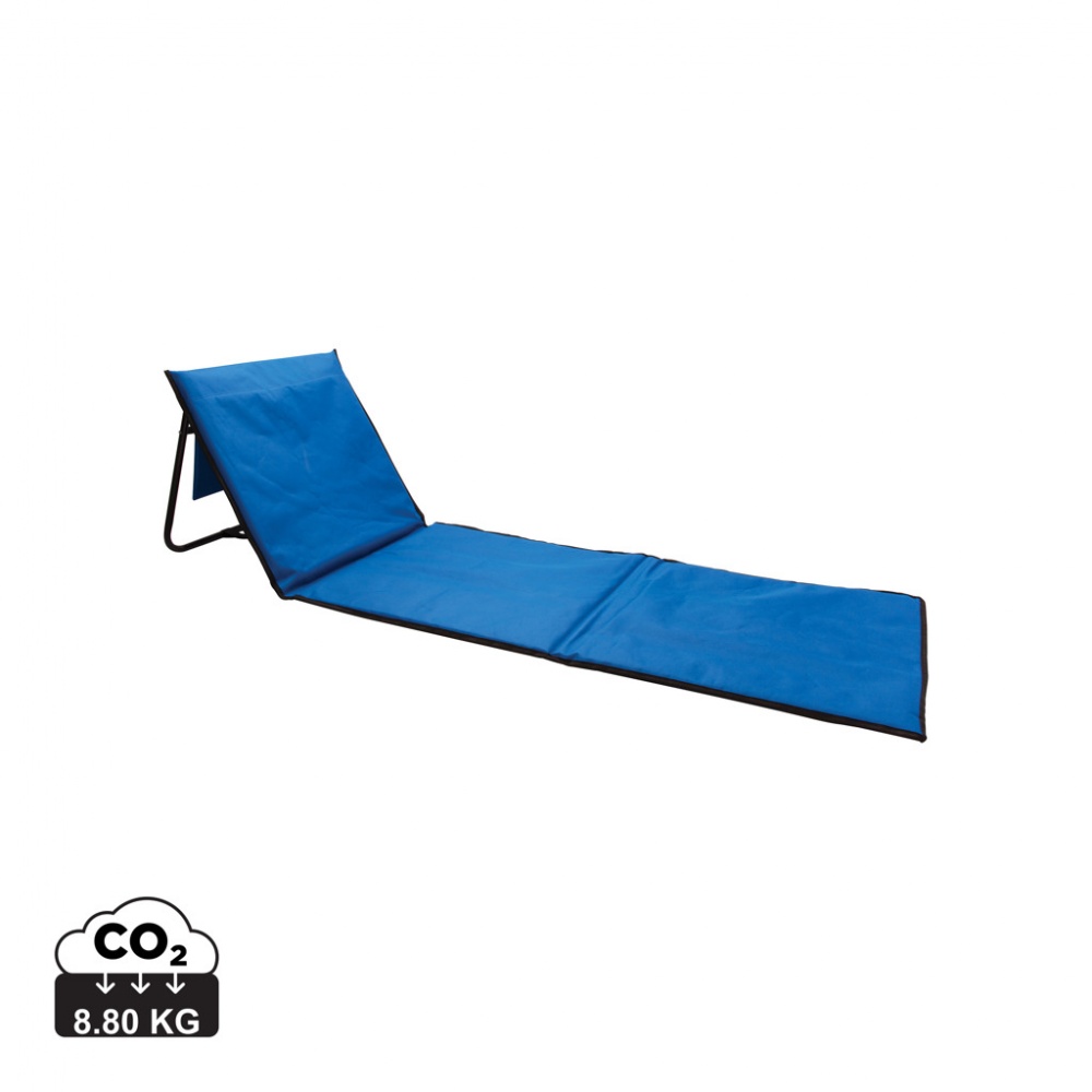 Logo trade promotional merchandise photo of: Foldable beach lounge chair