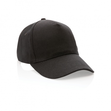 Logotrade business gift image of: Impact 5panel 280gr Recycled cotton cap with AWARE™ tracer