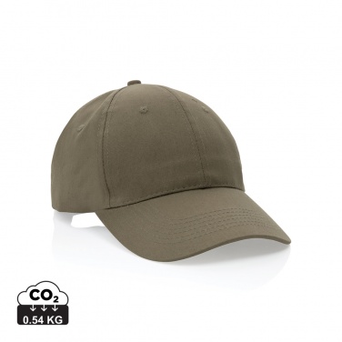 Logo trade promotional products picture of: Impact 6 panel 190gr Recycled cotton cap with AWARE™ tracer