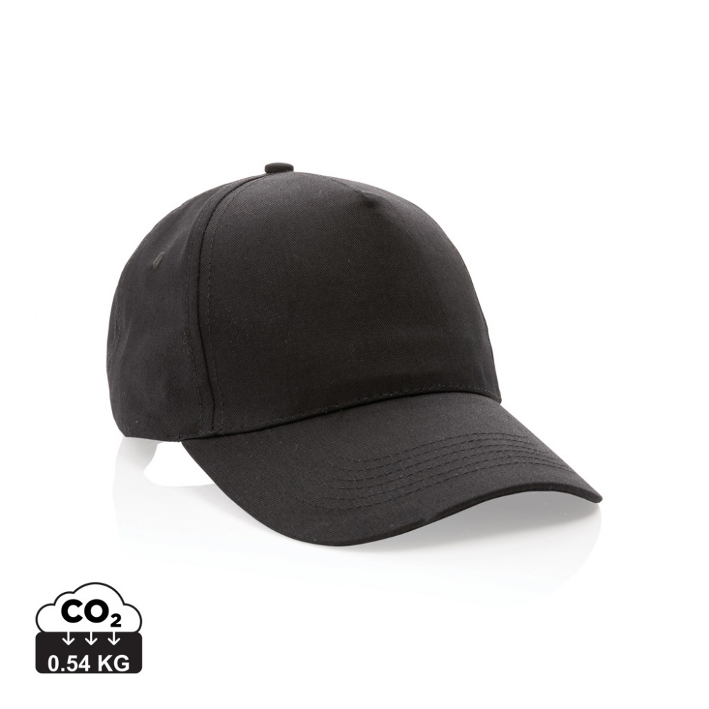 Logotrade advertising products photo of: Impact 5 panel 190gr Recycled cotton cap with AWARE™ tracer