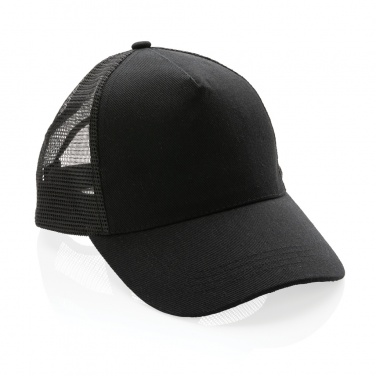 Logotrade promotional product image of: Impact AWARE™ Brushed rcotton 5 panel trucker cap 190gr