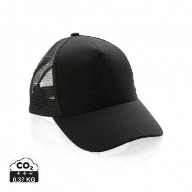 Logotrade promotional item image of: Impact AWARE™ Brushed rcotton 5 panel trucker cap 190gr