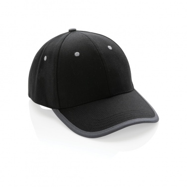 Logotrade corporate gifts photo of: Impact AWARE™ Brushed rcotton 6 panel contrast cap 280gr