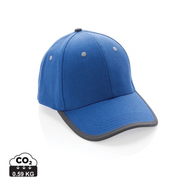 Logo trade promotional giveaway photo of: Impact AWARE™ Brushed rcotton 6 panel contrast cap 280gr