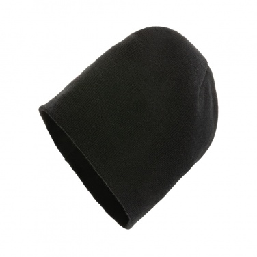 Logo trade business gift photo of: Impact AWARE™ classic beanie with Polylana®