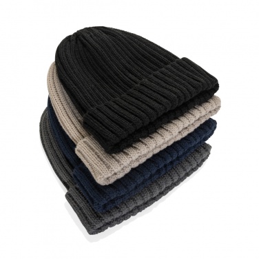 Logotrade business gifts photo of: Kennedi AWARE™ Polylana® beanie with large rib