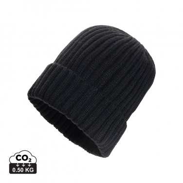 Logotrade promotional gift picture of: Kennedi AWARE™ Polylana® beanie with large rib