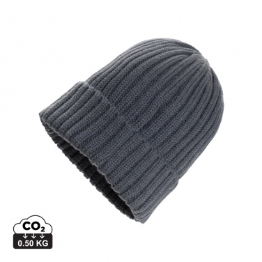 Logotrade advertising products photo of: Kennedi AWARE™ Polylana® beanie with large rib