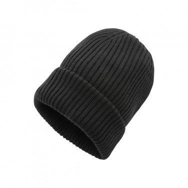 Logotrade promotional item image of: Impact AWARE™  Polylana® double knitted beanie