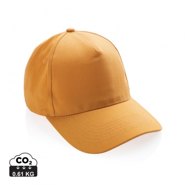 Logo trade promotional gift photo of: Impact 5panel 280gr Recycled cotton cap with AWARE™ tracer