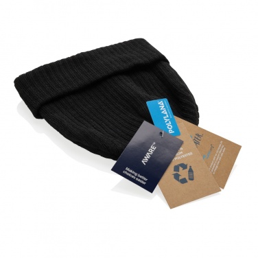 Logotrade business gift image of: Pryor AWARE™ Polylana® beanie with cuff