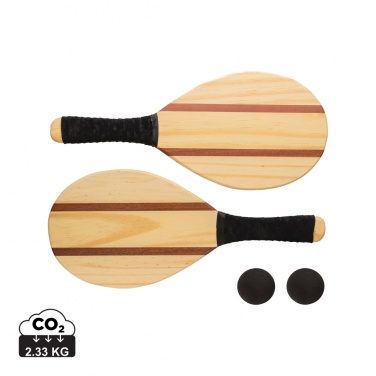 Logotrade promotional items photo of: Wooden frescobol tennis set