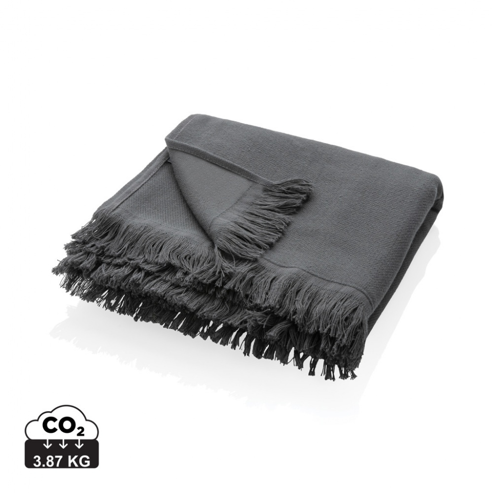 Logo trade advertising products image of: Ukiyo Keiko AWARE™ solid hammam towel 100x180cm