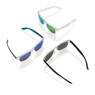 Logotrade promotional giveaway image of: Gleam RCS recycled PC mirror lens sunglasses