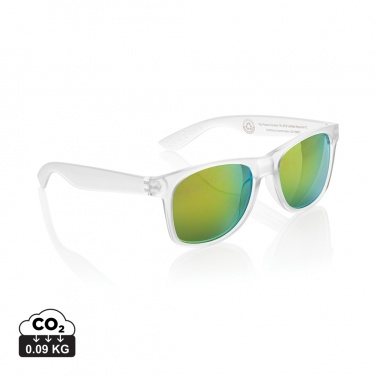 Logotrade promotional item picture of: Gleam RCS recycled PC mirror lens sunglasses