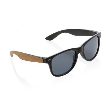 Logotrade promotional item image of: GRS recycled PC plastic sunglasses with cork