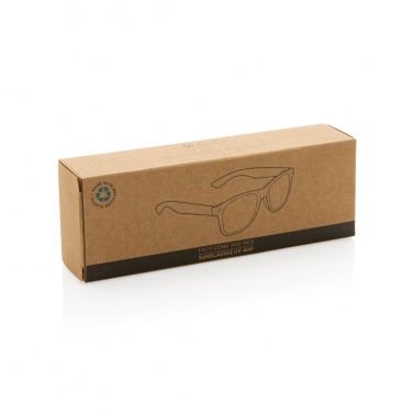 Logo trade promotional products image of: GRS recycled PC plastic sunglasses with cork