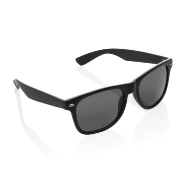 Logo trade promotional merchandise image of: GRS recycled PC plastic sunglasses