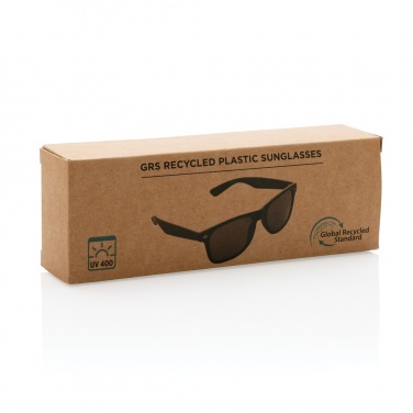 Logo trade promotional gifts image of: GRS recycled PC plastic sunglasses