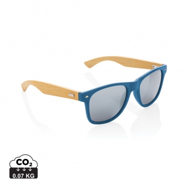 Logotrade promotional merchandise photo of: Bamboo and RCS recycled plastic sunglasses