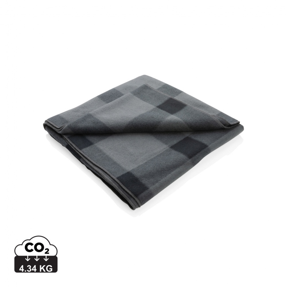 Logotrade promotional product picture of: Soft plaid fleece blanket