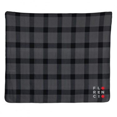 Logotrade promotional merchandise picture of: Soft plaid fleece blanket