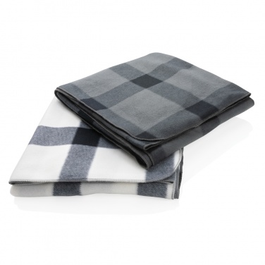 Logo trade promotional items picture of: Soft plaid fleece blanket