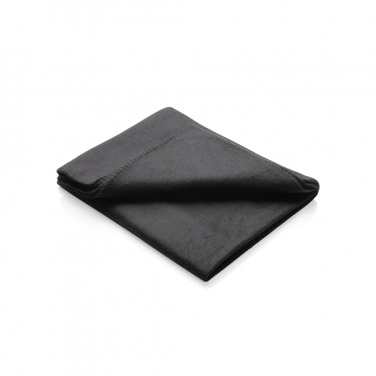 Logo trade promotional gifts image of: Fleece blanket in pouch