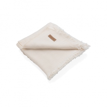 Logo trade promotional gift photo of: Ukiyo Aware™ Polylana® woven blanket 130x150cm