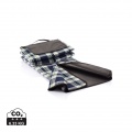 Tartan picnic blanket, navy