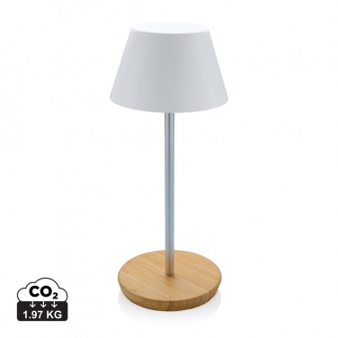 Logotrade promotional merchandise photo of: Pure Glow RCS usb-rechargeable recycled plastic table lamp