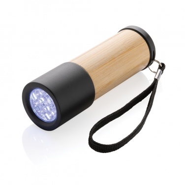 Logotrade promotional giveaway picture of: Bamboo and RCS certfied recycled plastic torch