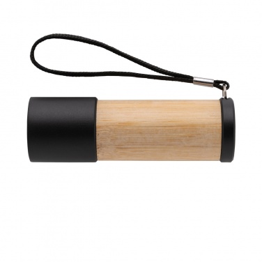 Logo trade promotional gifts picture of: Bamboo and RCS certfied recycled plastic torch