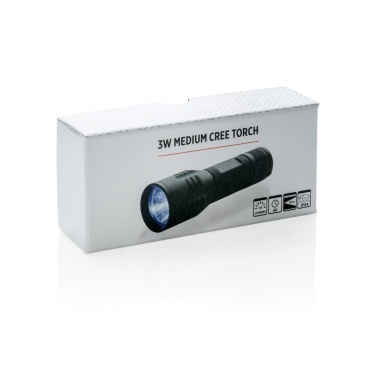 Logo trade corporate gifts image of: 3W medium CREE torch